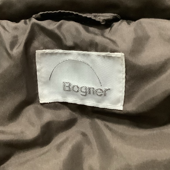 ✨ BOGNER Women Belted Goose Down Puffer Vintage Jacket “Ski” - Size 42 XL - Picture 7 of 11